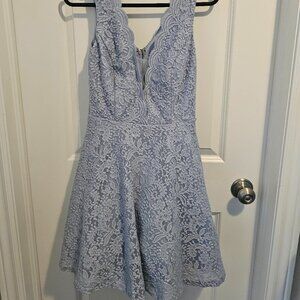 Light Blue Sparkly Dress